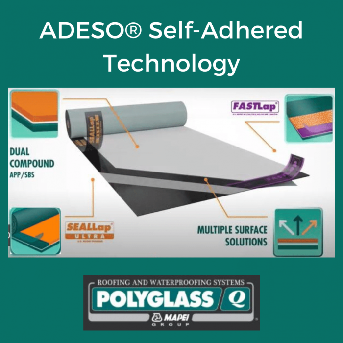 Polyglass Adeso Self-Adhered Membranes – Saint Raphael Roofing